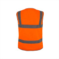 High visibility reflective adjustable security custom safety vest
